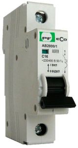 Автоматический выключатель Промфактор ECO АВ2000 1Р C 63A 6 кА